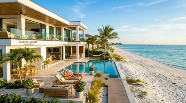 An aesthetic luxury vacation rental property in Florida qualifying for the 1031 exchange safe harbor.