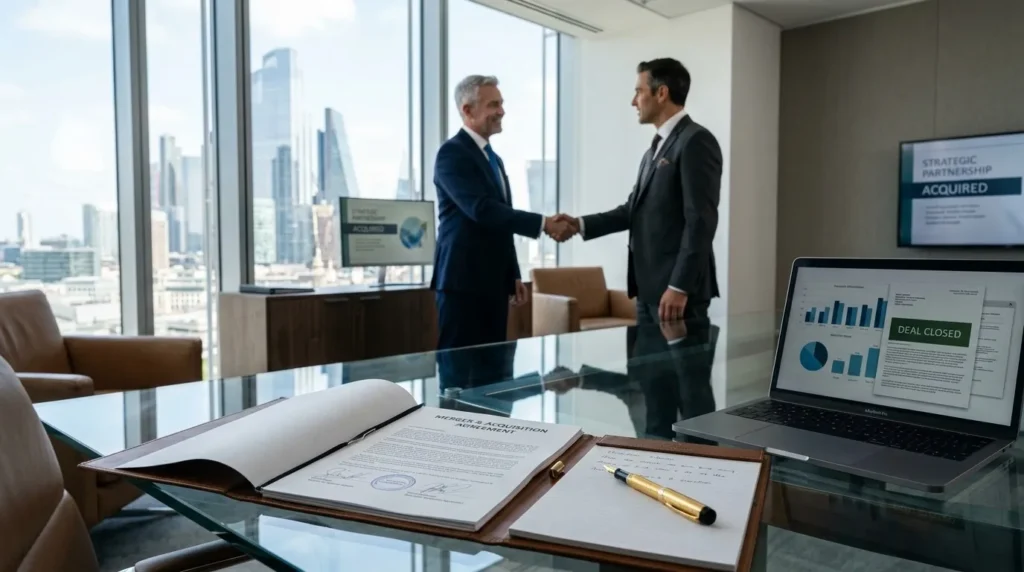 How to buy a corporation, guiding image
