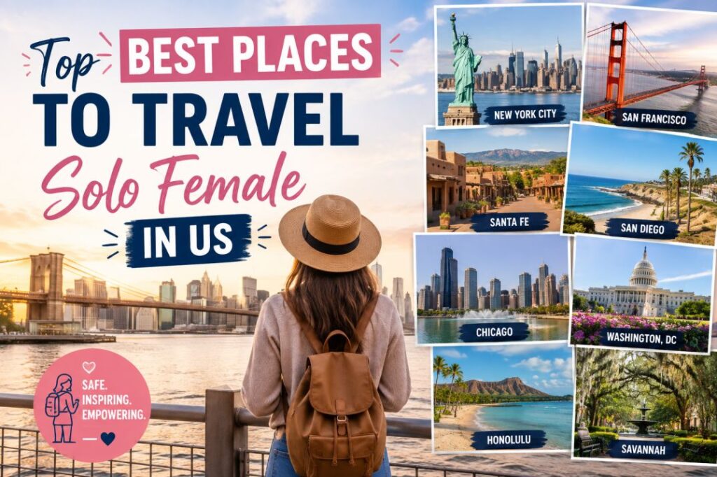 Top Best Places to Travel Solo Female in US
