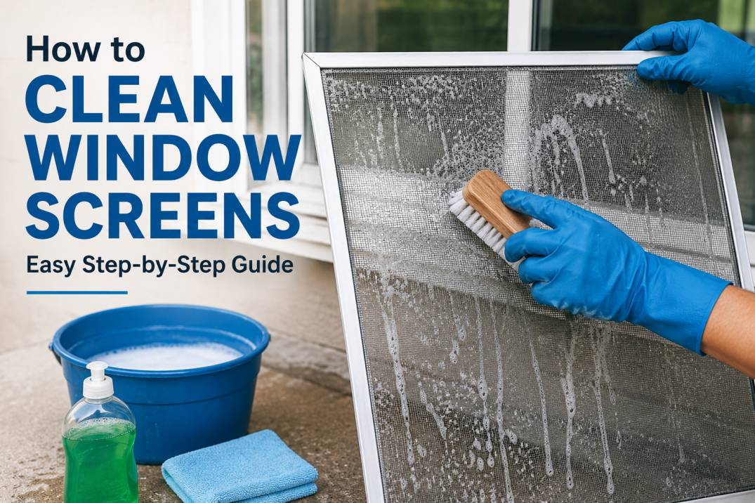 How to Clean Window Screens